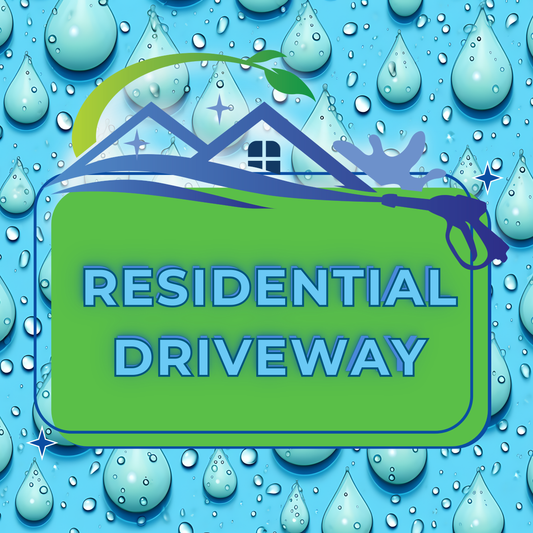 Residential Driveway Pressure Washing $150